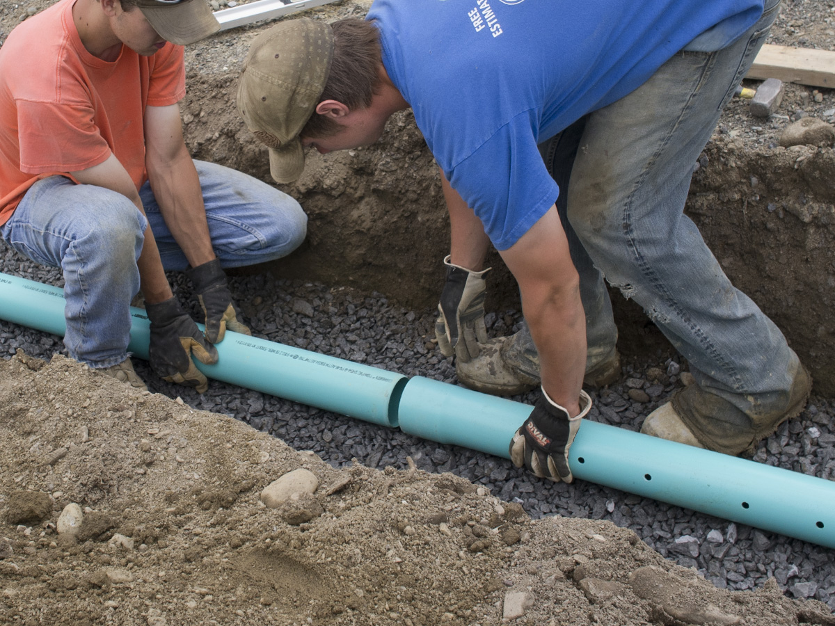 how to connect drain pipe to septic tank